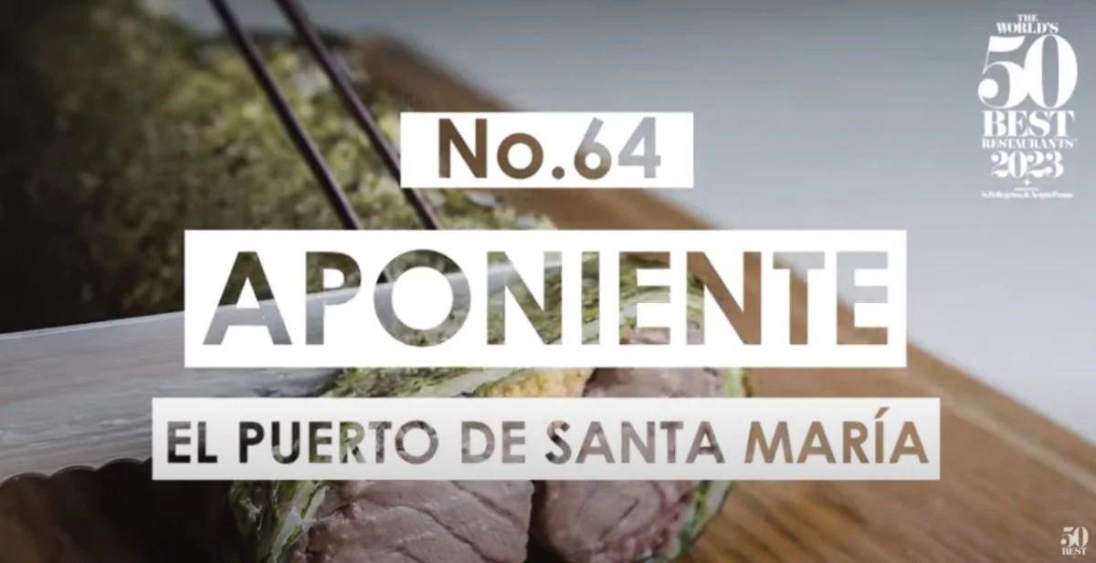 Aponiente asciende al puesto #64 en la lista The World’s 50 Best Restaurants 2023