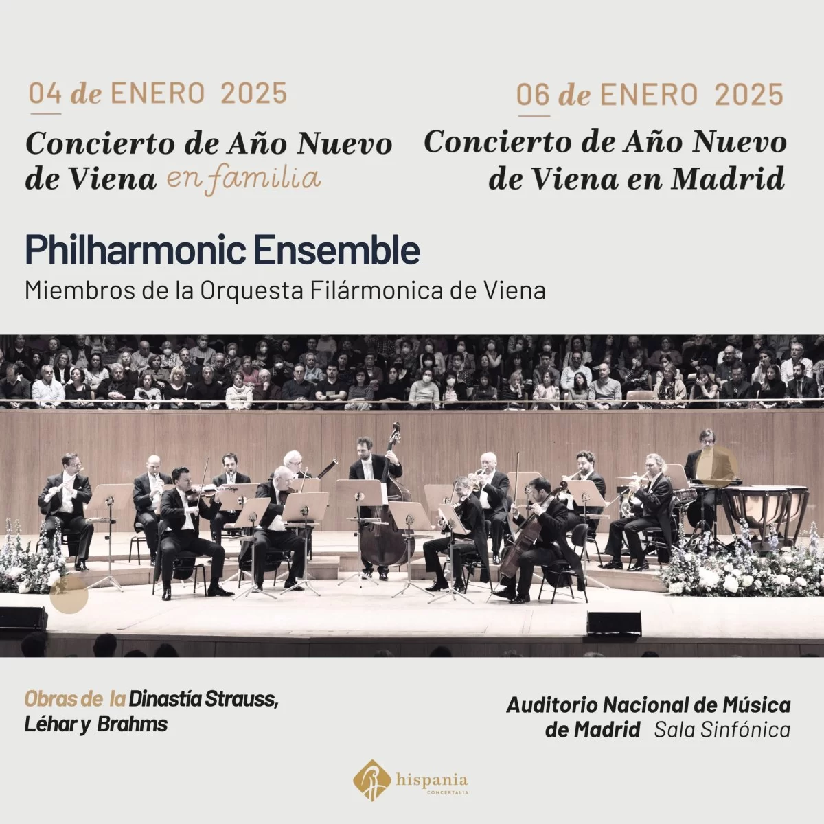 El auténtico “Concierto de Año Nuevo de Viena”, en el Auditorio Nacional de Madrid, los días 4 y 5 de enero de 2025