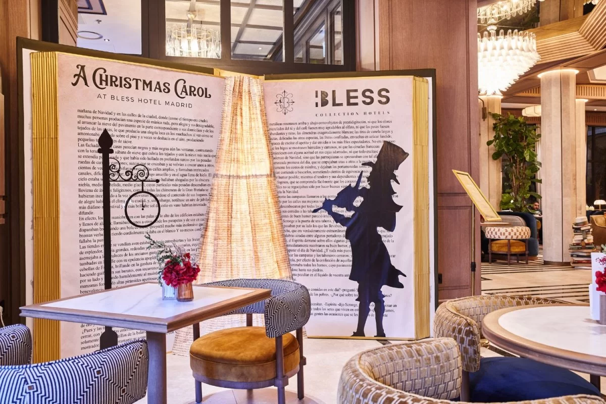 BLESS Hotel Madrid se convierte en el auténtico cuento de Navidad de Charles Dickens