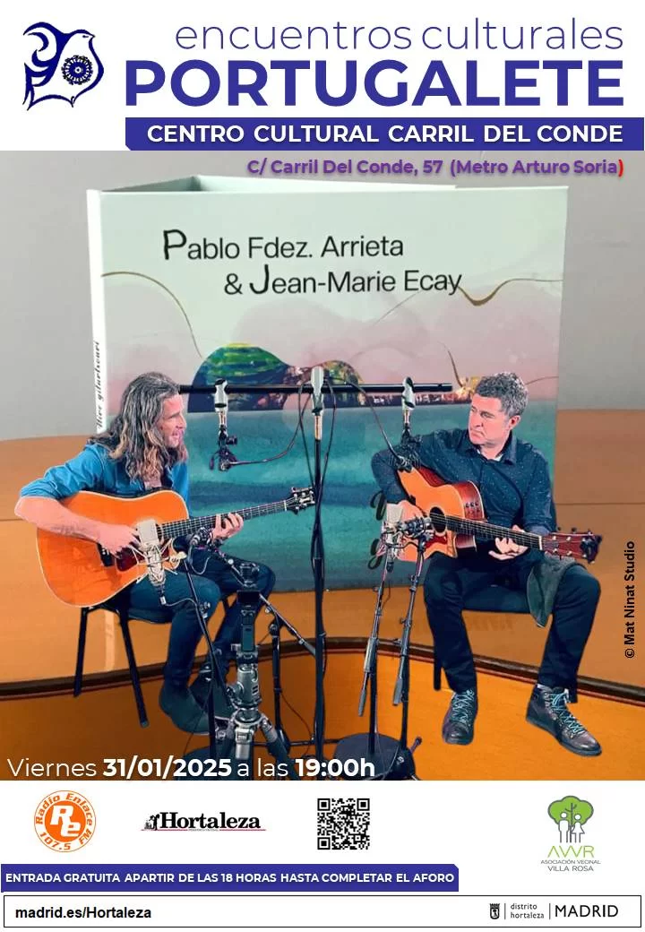 Pablo Fernández Arrieta y Jean Marie Ecay, presentan su nuevo trabajo en Madrid